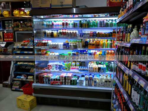A318浙江省杭州市江干區(qū)世紀華聯(lián)便利店風幕柜