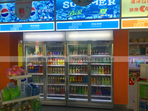 A348浙江省杭州市西湖區(qū)中國石油加油站冷藏柜