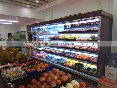 B133湖南省長沙市雨花區(qū)60年代原生態(tài)生鮮超市冷藏柜