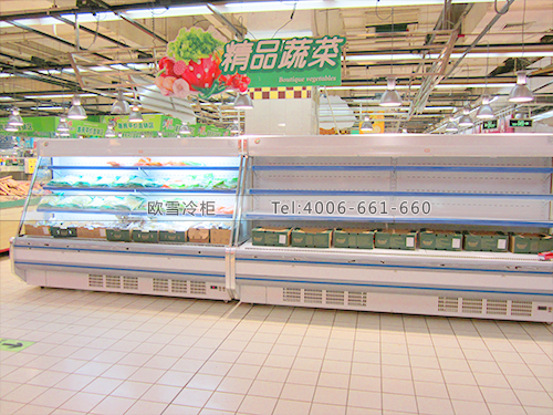 B159江蘇南京家樂(lè)福超市蔬菜保鮮柜