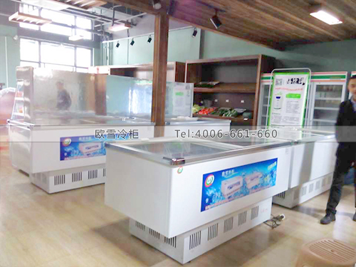 B136湖北武漢蟬鳴生鮮超市冷柜-湖北超市冷柜