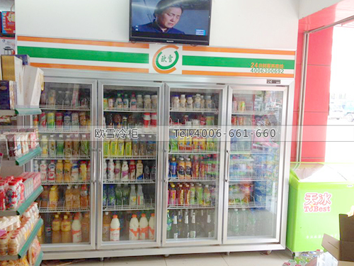 B184湖南長沙來福平價超市冷柜