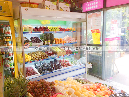 B393湖北武漢洪山區(qū)水果太太水果保鮮展示冷柜
