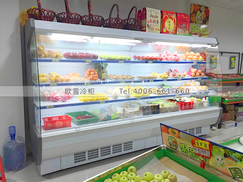 B357天津津南果蔬美超市果蔬冷藏柜