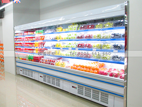 B489東莞東城君尚百貨美沃斯進口超市冷柜