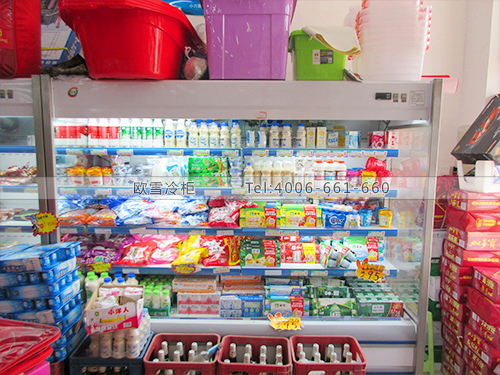 B547河北廊坊香河風(fēng)韻樂(lè)購(gòu)生活超市風(fēng)幕柜