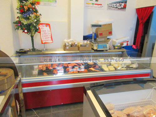 B559四川成都果蔬鮮超市鮮肉冷藏展示冷柜
