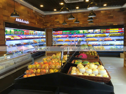B587浙江省杭州市江干區(qū)可園水果保鮮柜