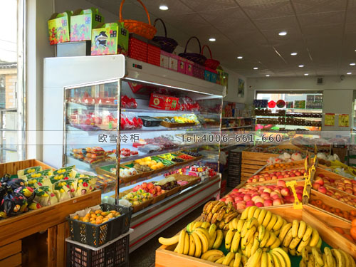 B713湖南省長(zhǎng)沙市瀏陽(yáng)果色果鮮冷藏展示柜