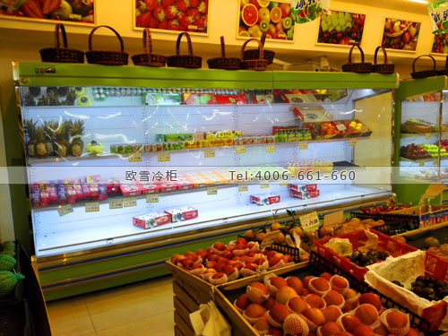 B599四川省樂山市市中區(qū)鮮果多水果風(fēng)幕柜