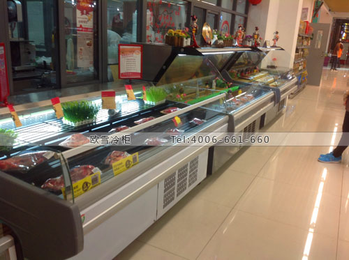 B709上海市浦東新區(qū)D.I.G龍陽店超市鮮肉展示柜