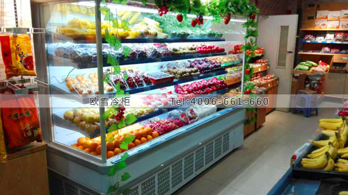 B595浙江省杭州市江干區(qū)聯(lián)華超市水果蔬菜保鮮柜