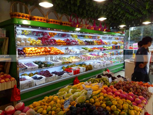 B883江西省撫州市會源水果超市冷藏柜