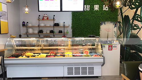 B973廣東省廣州市增城區(qū)甜果站水果保鮮柜