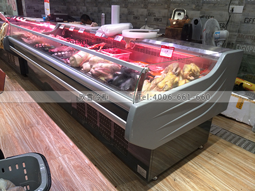 B921福建省廈門市思明區(qū)廣物連鎖超市鮮肉展示柜