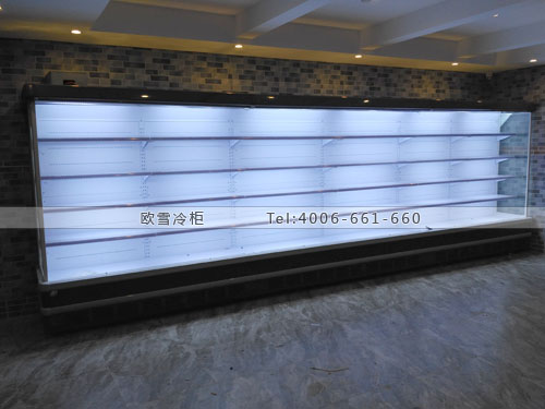 C059天津市西青區(qū)寶樂迪量販式KTV啤酒飲料風(fēng)幕柜