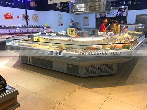 B954湖北省荊門市東方廣場超市鮮肉保鮮柜