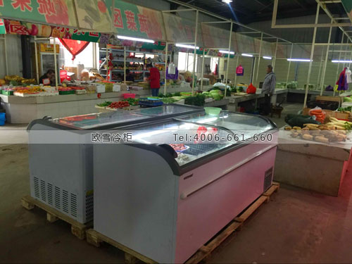 D026湖北省武漢市蔡甸區(qū)聚合便民服務(wù)區(qū)臥式冷凍柜