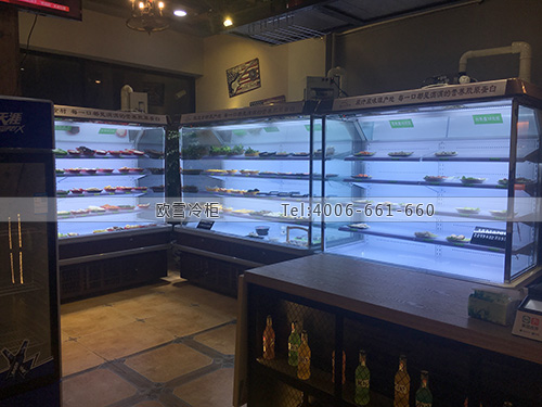 E019安徽省天長(zhǎng)市勁美膠原鍋火鍋店冷藏展示柜