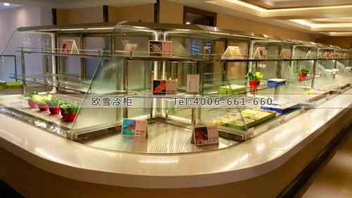 E101浙江省寧波市慈溪市天渡賓館自助餐廳冰柜