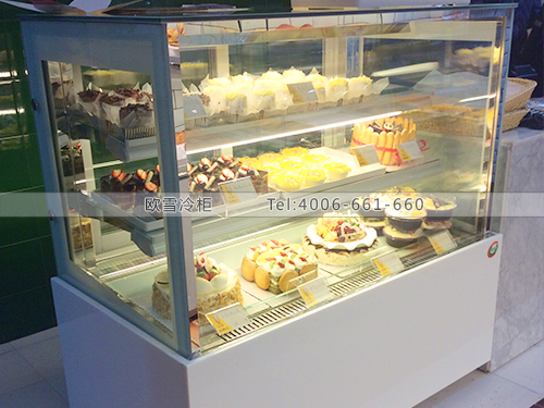 F078福建廈門翔安咕嚕爽烘焙坊蛋糕展示柜