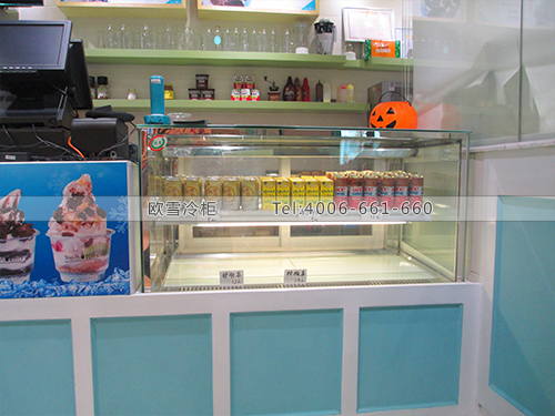 F067東莞長安萬科中心商場蛋糕展示柜