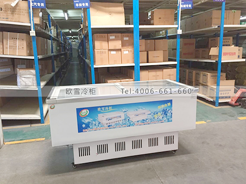 H040北京通州福耀玻璃臥式冷凍柜